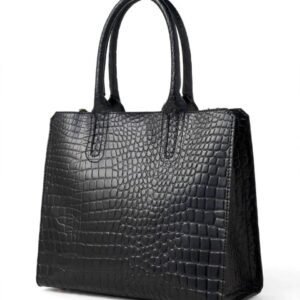 OGINI Structured Textured Handbag
